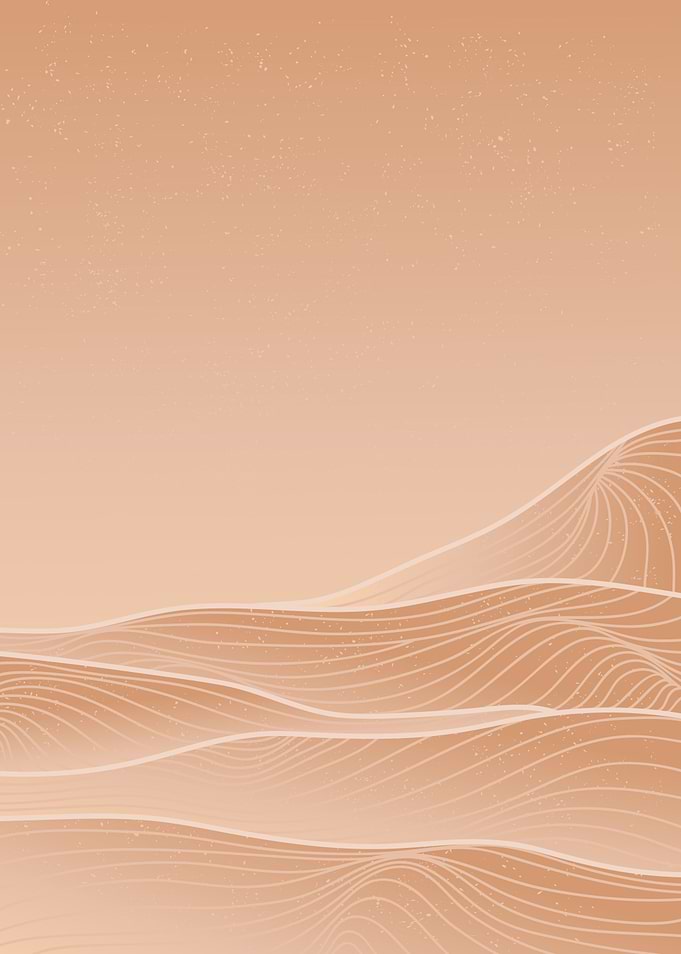 Mountain line art
