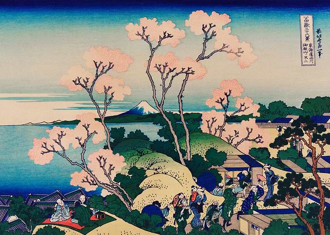 Japan Art Goten Yama Hill