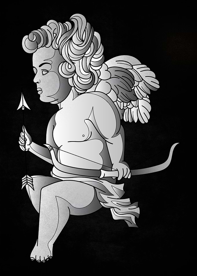 angel tattoo aesthetic