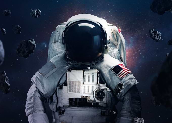 Astronaut Lost in Space