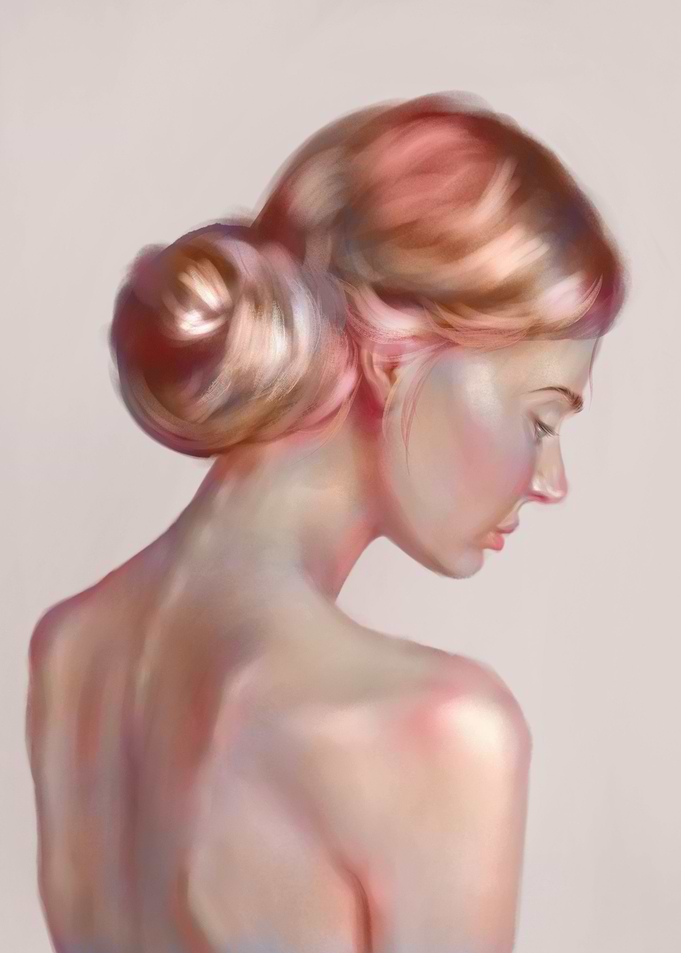 Woman Back Portrait