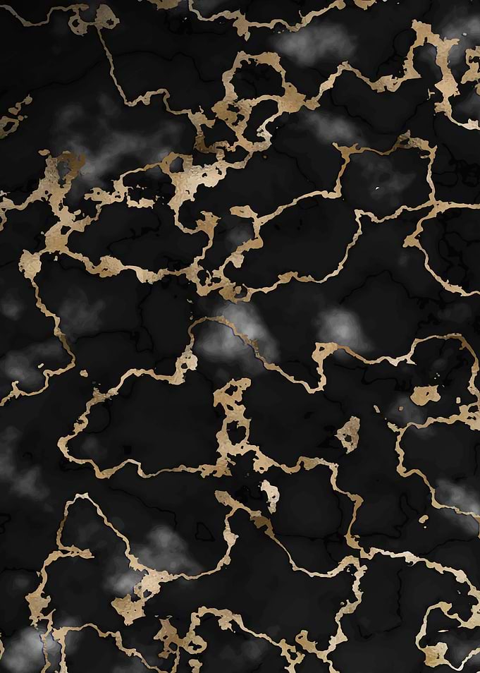 black gold abstract