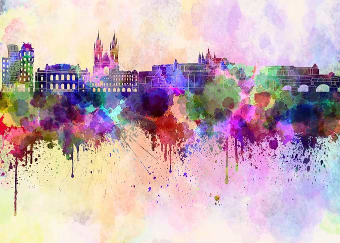 Prague skyline