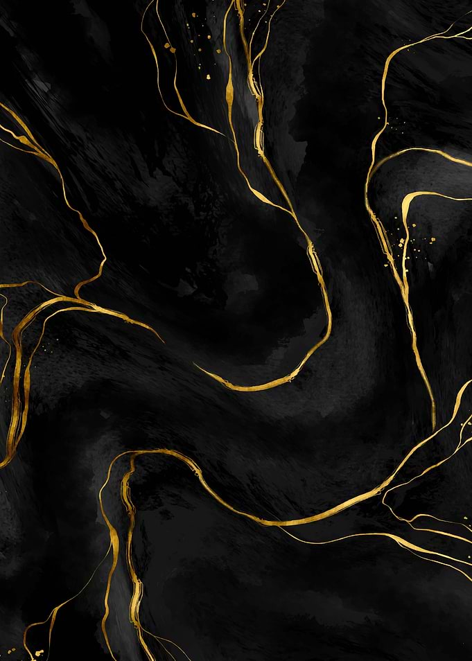 abstract black gold luxury