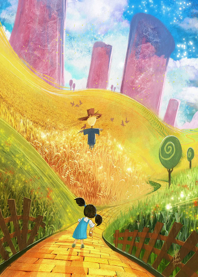 Dorothy and the Scarecrow