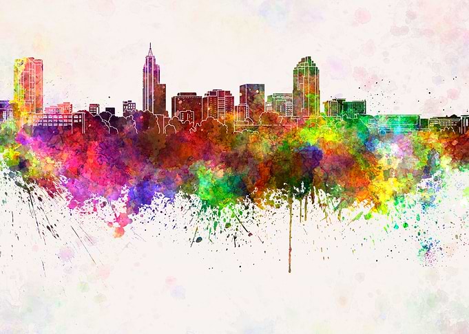Raleigh skyline