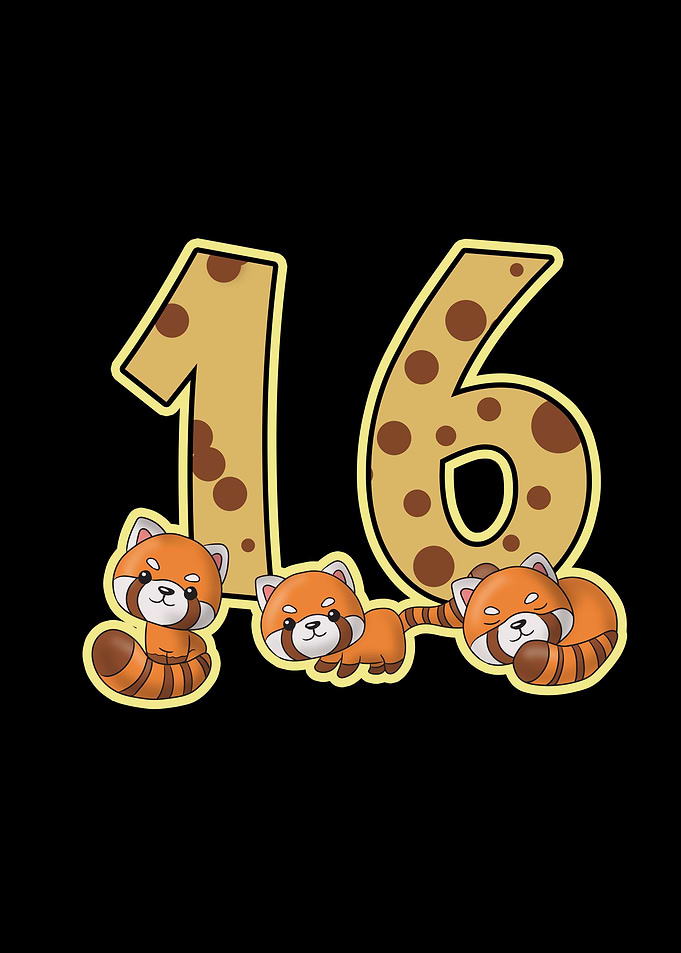 16 Birthday Red Panda