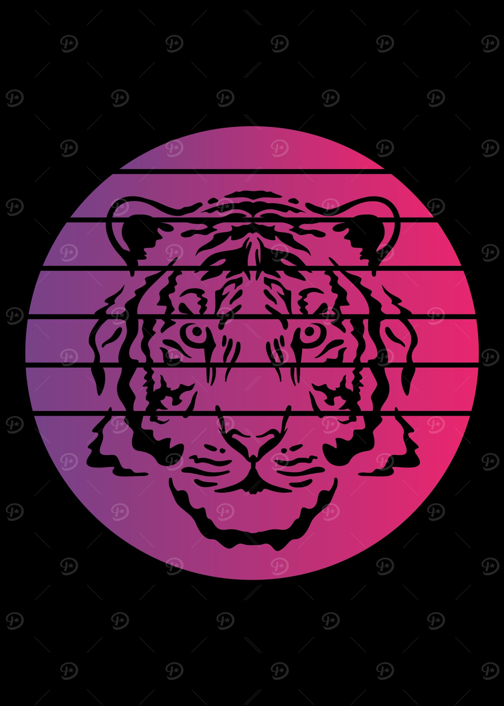 Tiger Retro Vintage