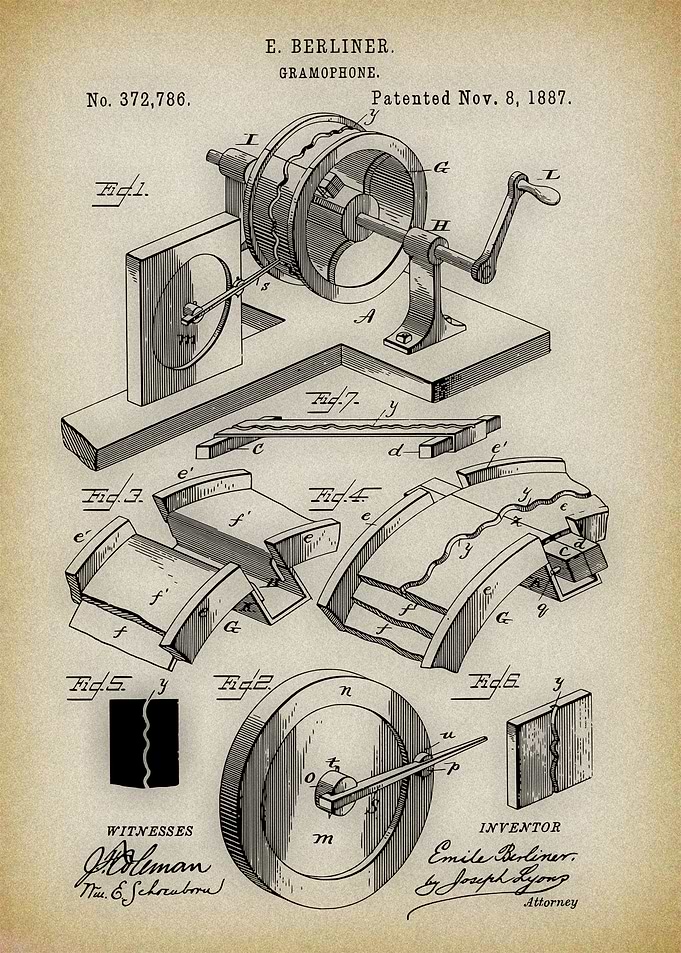 Gramophone Patent