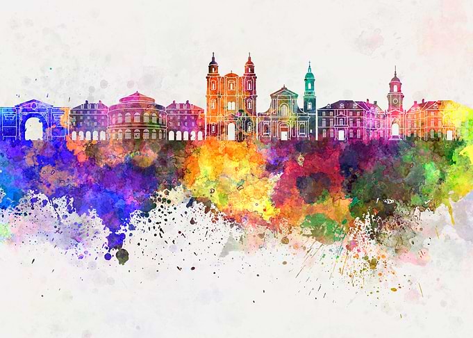 Rennes skyline