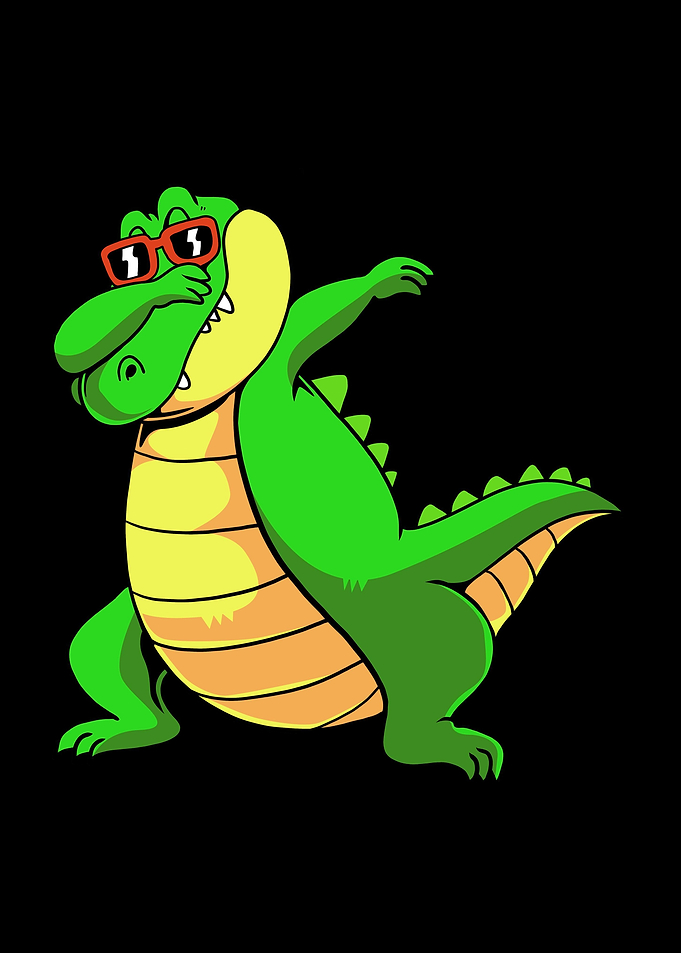 Dabbing Crocodile