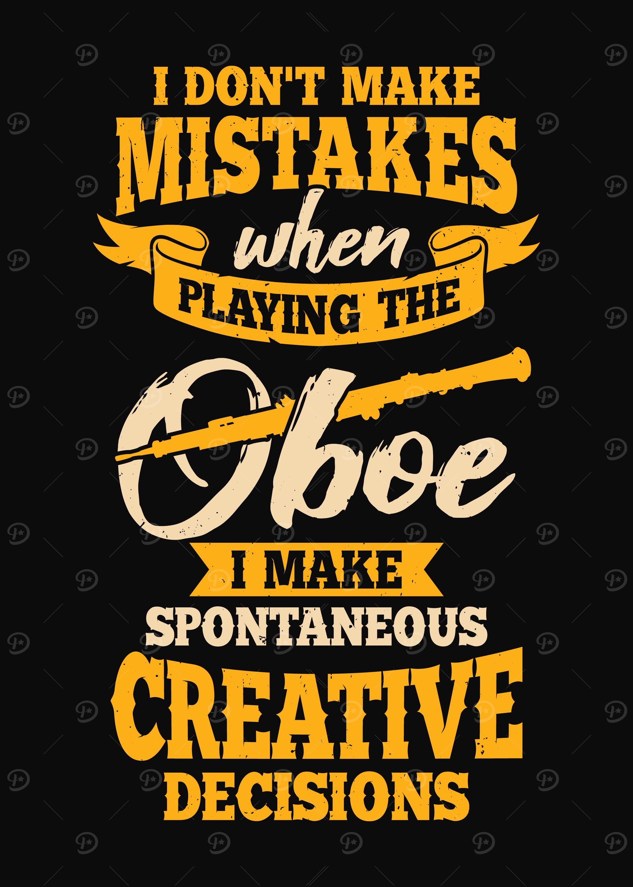 Oboe Player Oboist Design