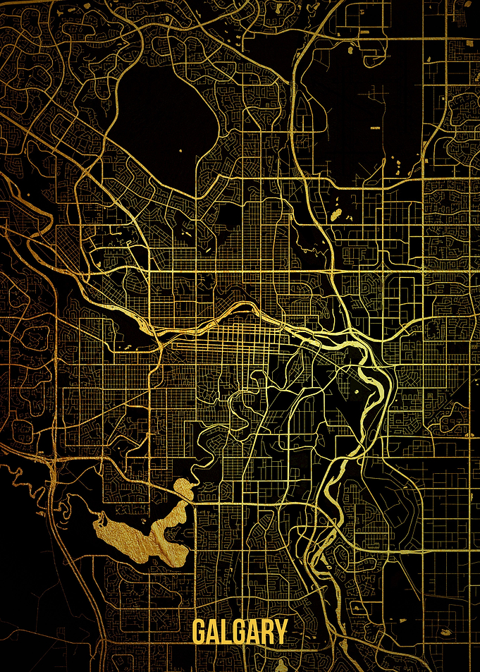 Galgary Gold Map