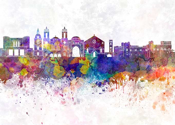 Rhodes skyline