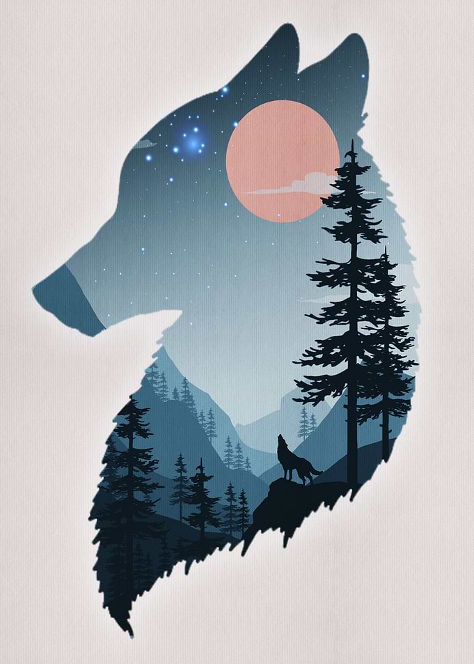 Night wolf