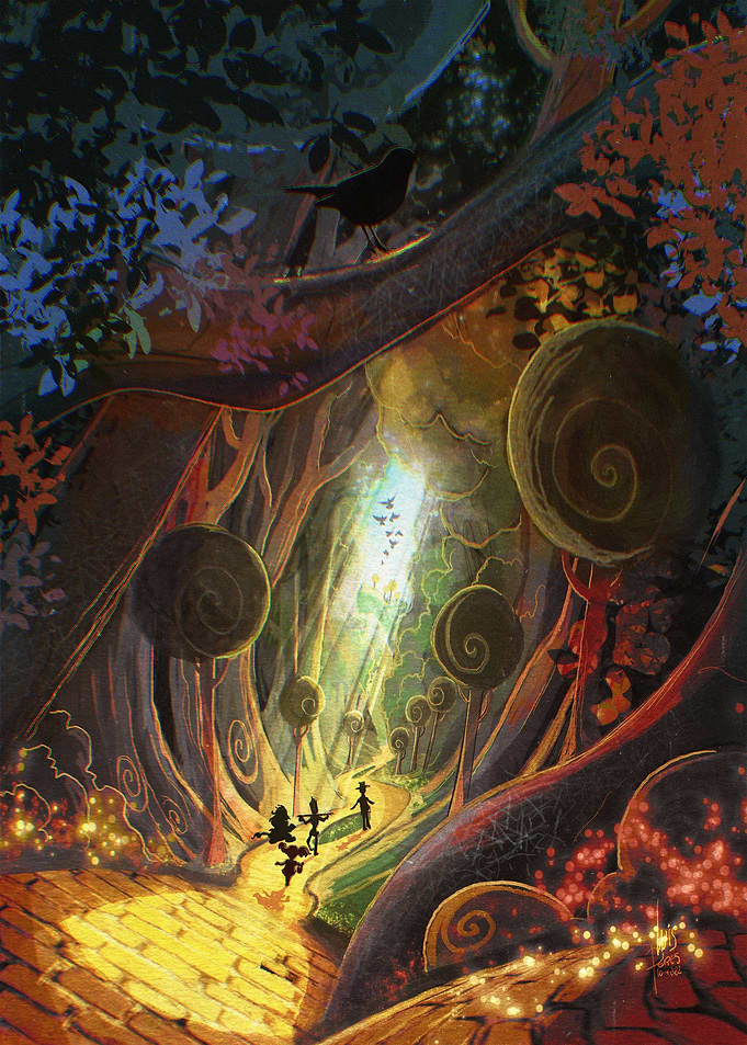 A Road Through The Forest