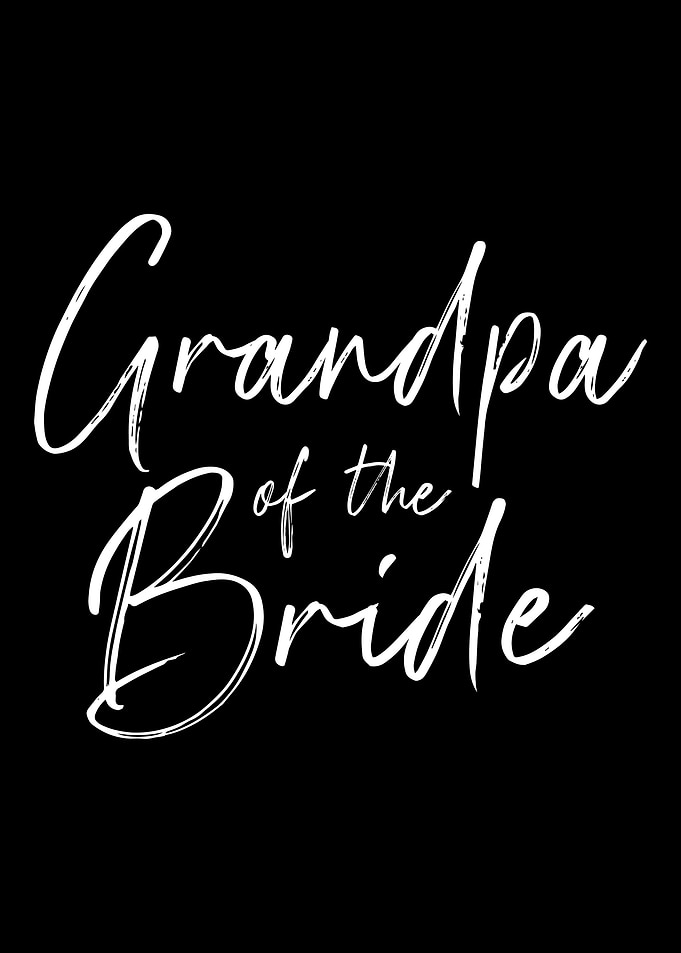 Grandpa of the bride weddi