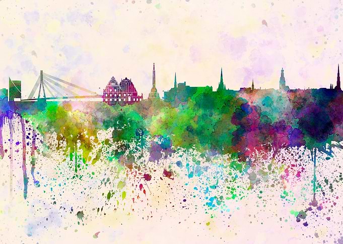 Riga skyline