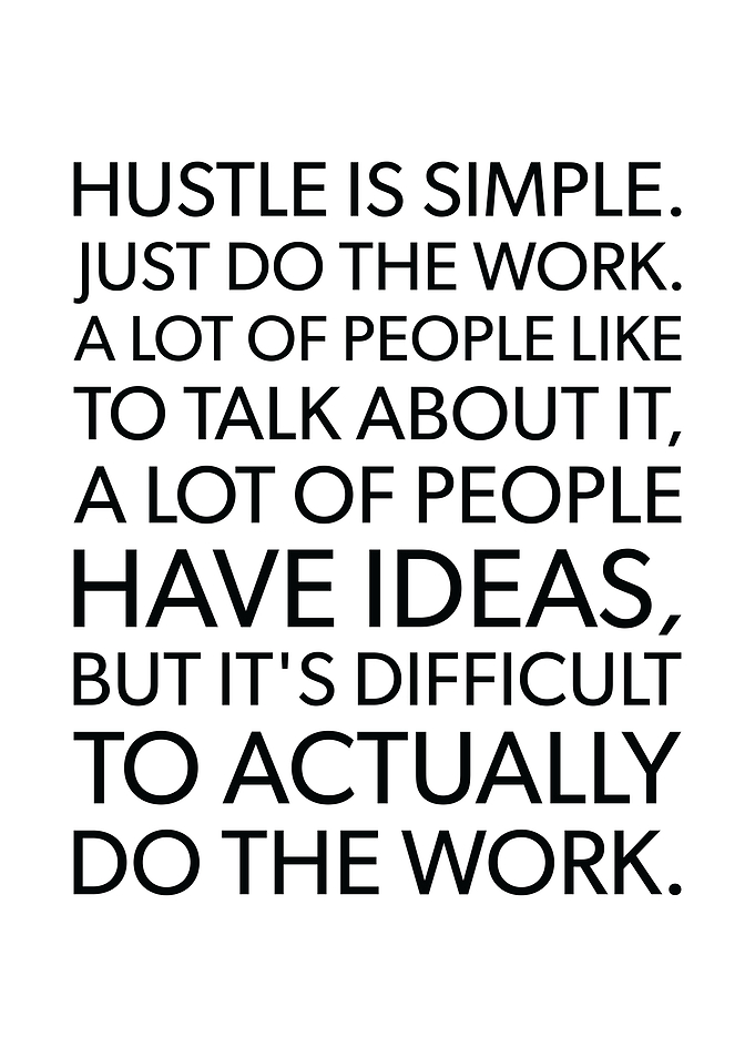 Hustle Is Simple