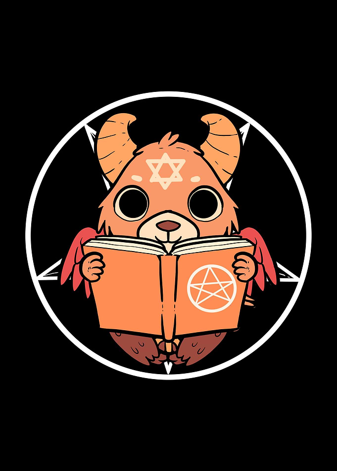 Reading Is Fun Baphomet