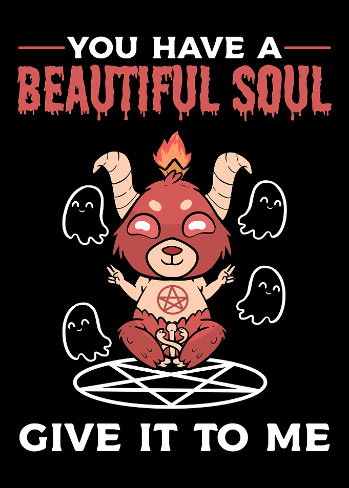 Funny Satan Baphomet