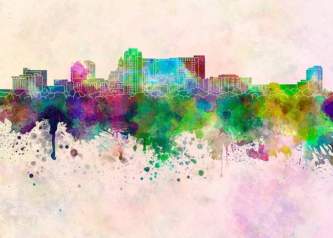 Rochester MN skyline