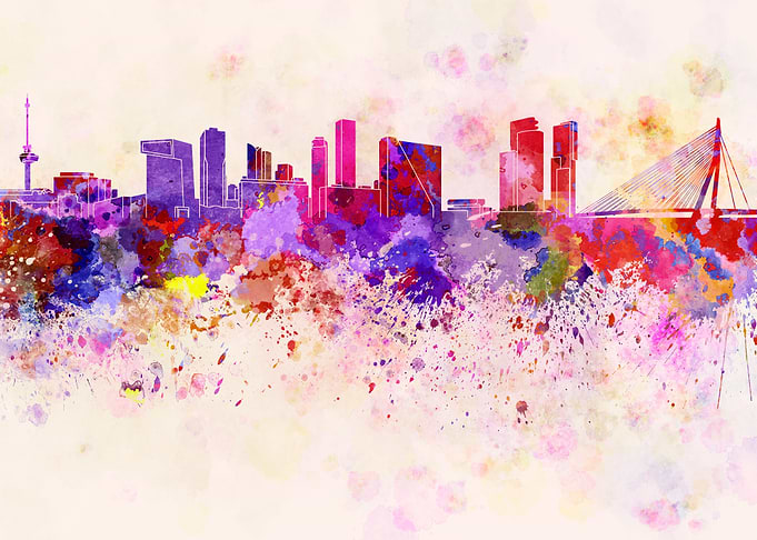 Rotterdam skyline
