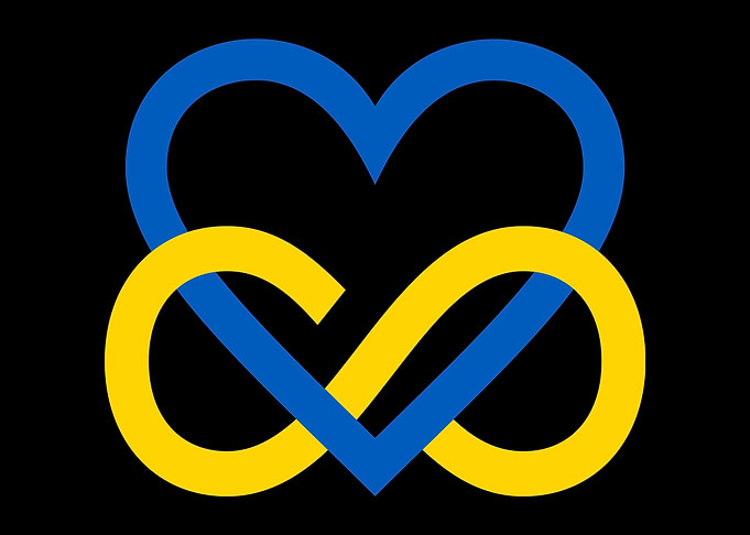 Ukraine Infinity Heart