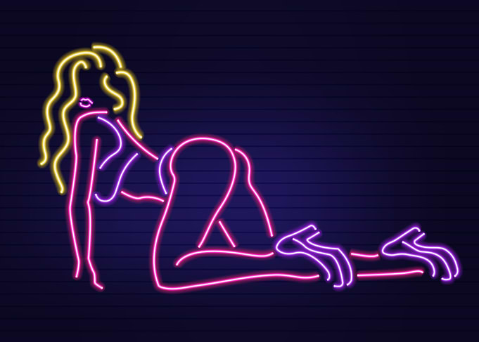Neon Dancer Sign