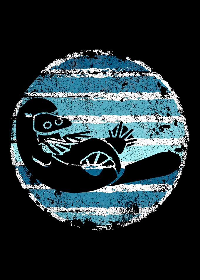 Retro Platypus Vintage