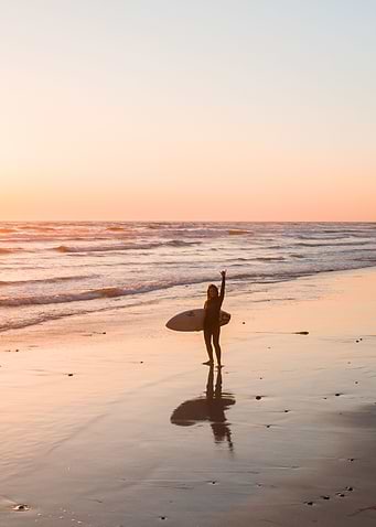 Stoked Surf Girl