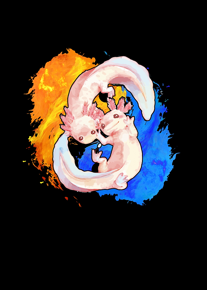 Axololt Lover Yin Yang