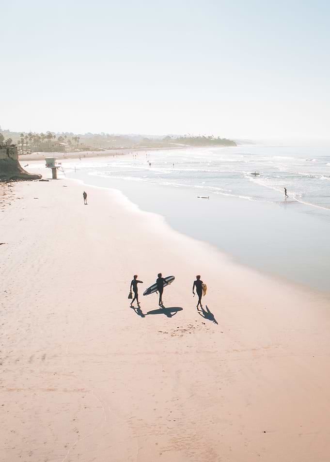 Surf Friends at Beach