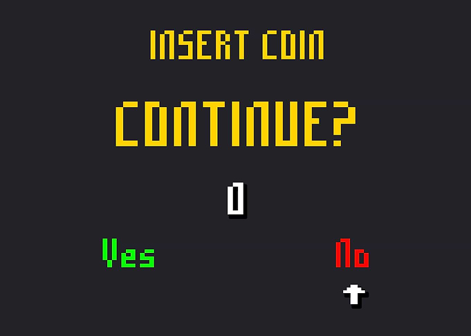 Insert coin countdown cont