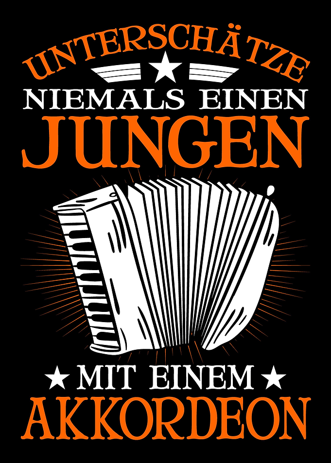 Akkordeon Junge Ziehharmon