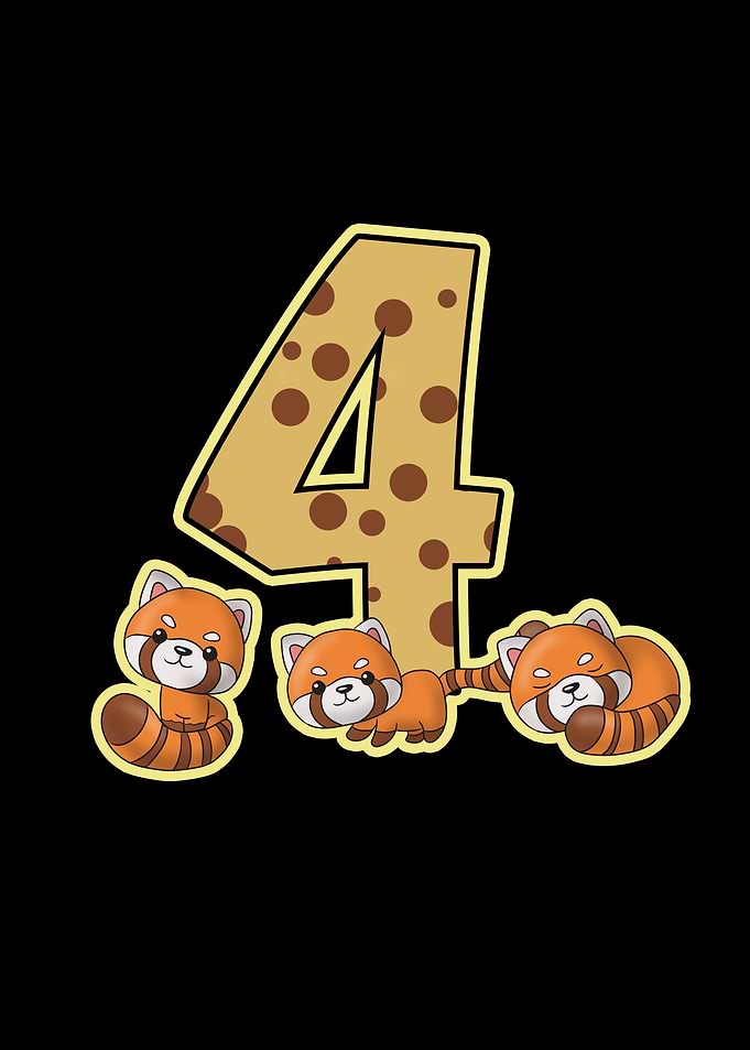 4 Birthday Red Panda