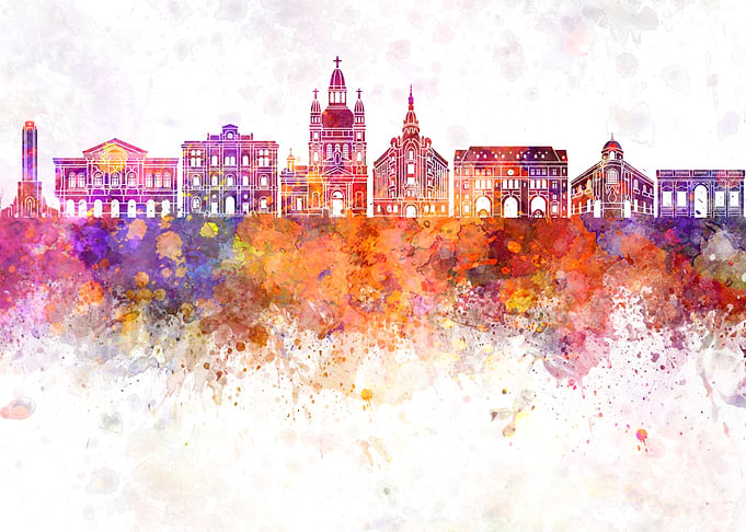 Rosario skyline