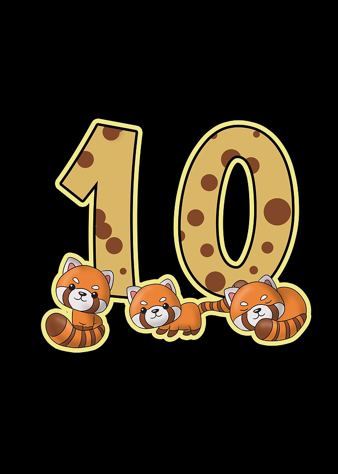 10 Birthday Red Panda