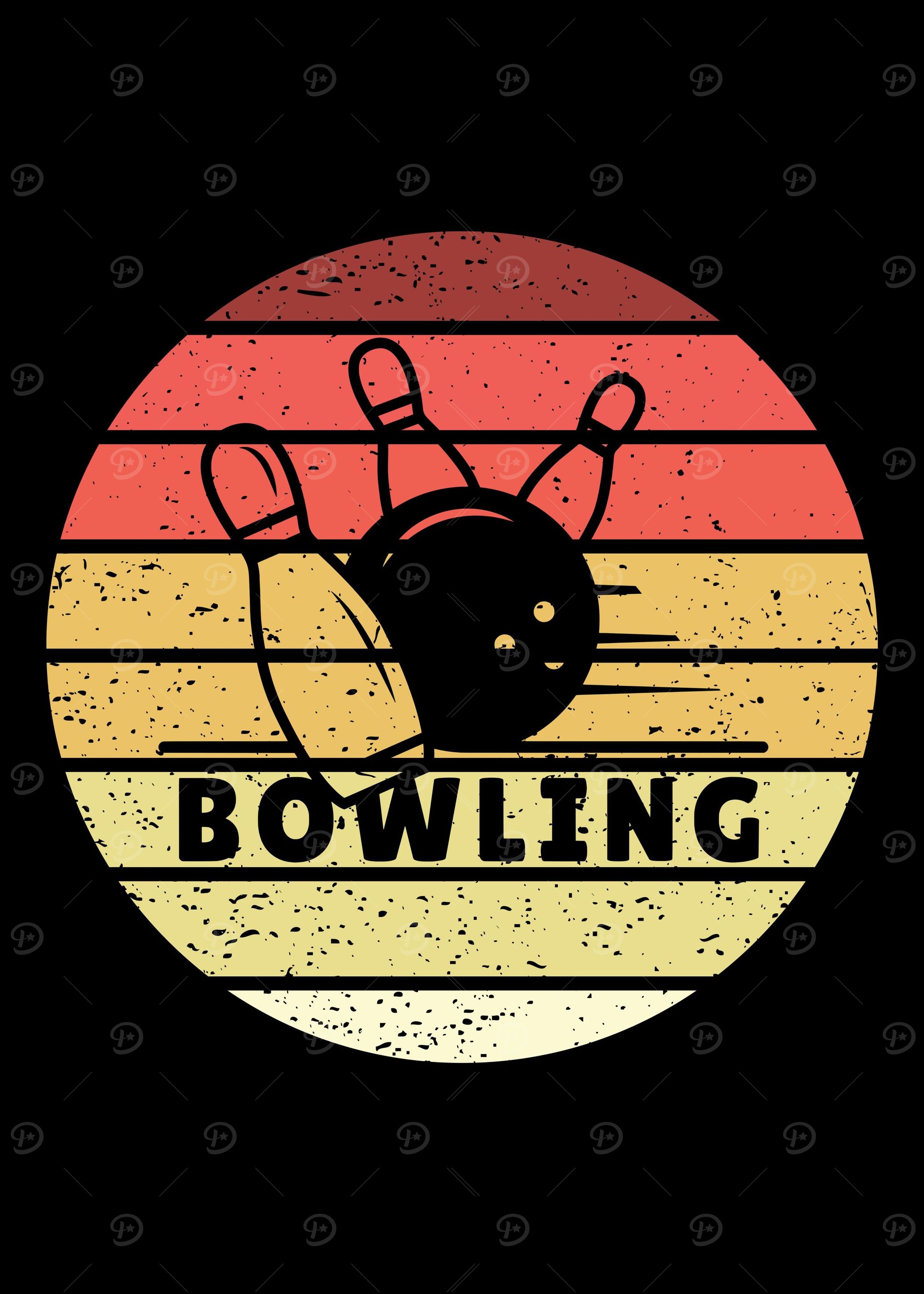 Bowling Retro Vintage