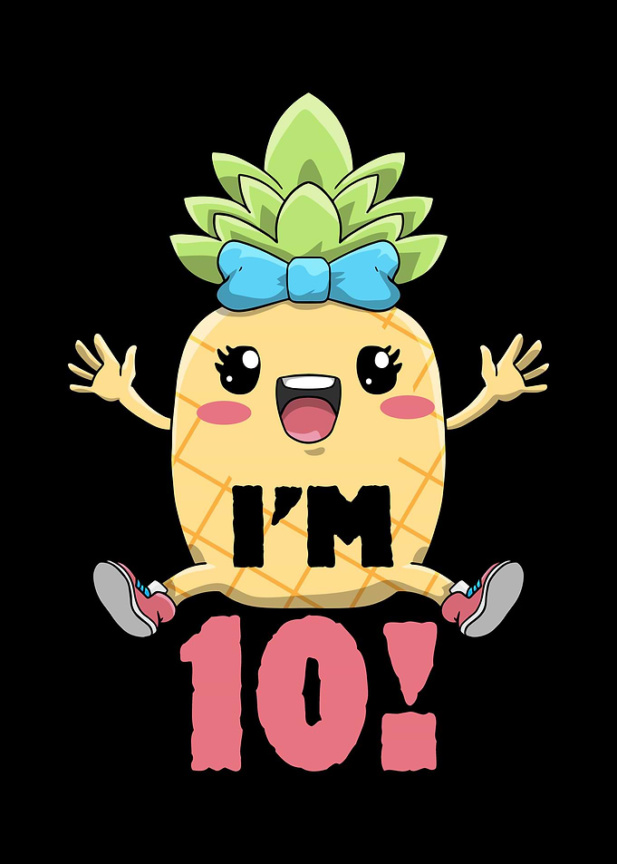 10th Birthday Pineapple