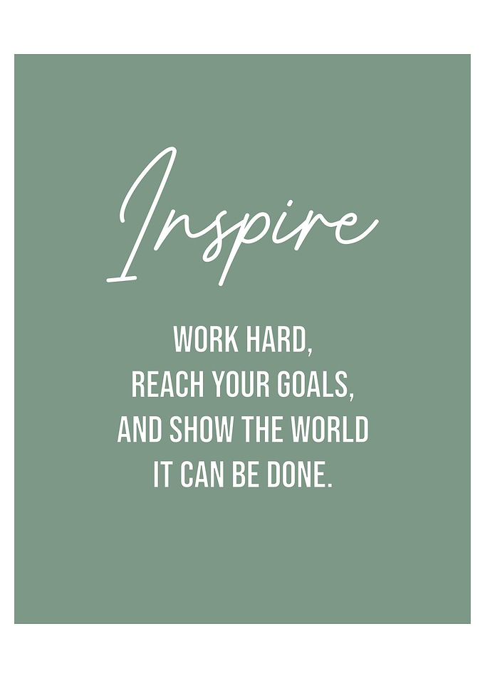 Inspire Text Art