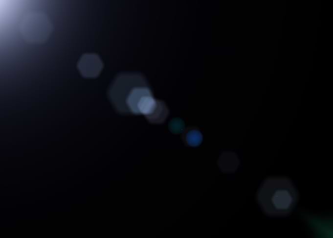 Lens flare cross screen bl
