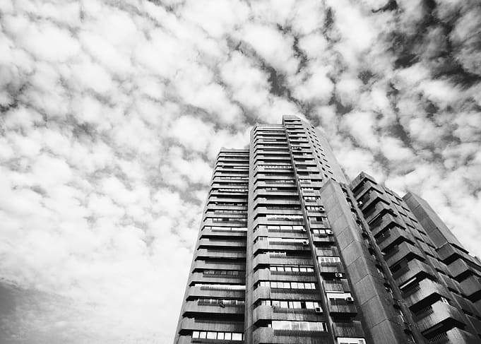Moody sky in Madrid