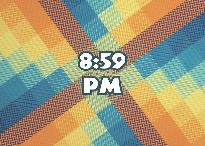 Time card eight fiftynine