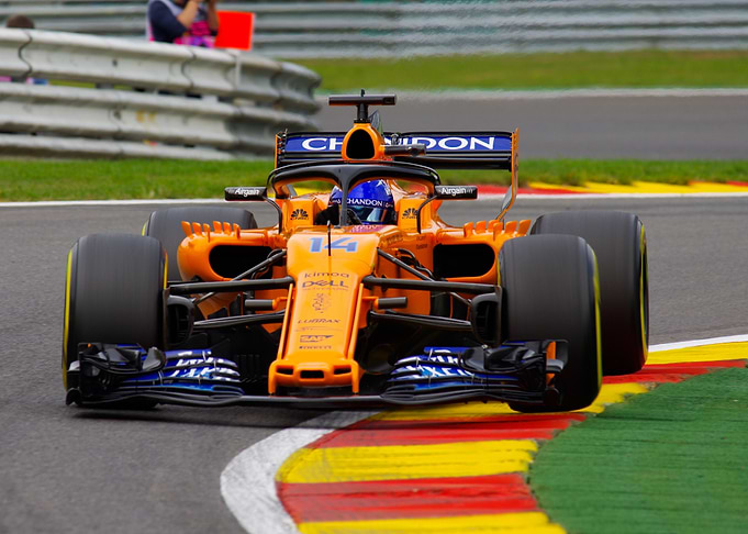 Alonso McLaren Belgian GP