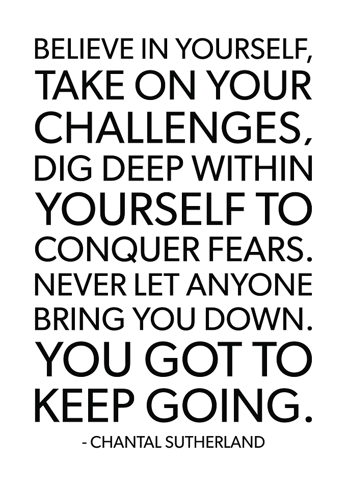 Believe In Yourself