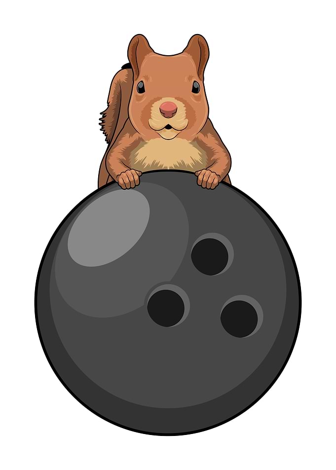 Squirrel Bowling Sports