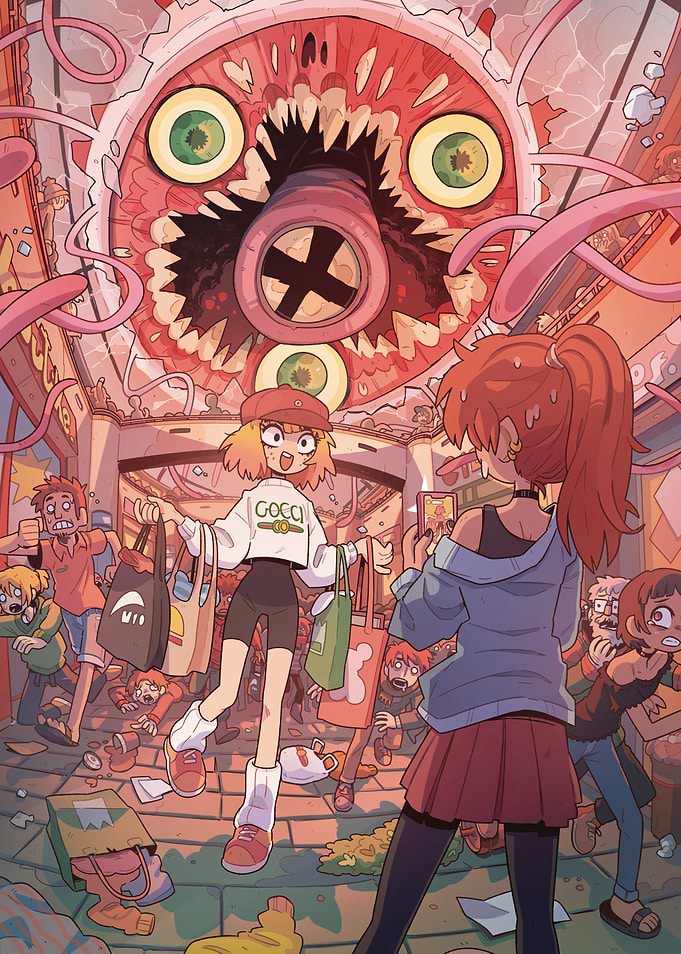Monster in a mall