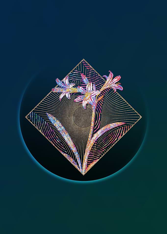 Geometric Mosaic Amaryllis