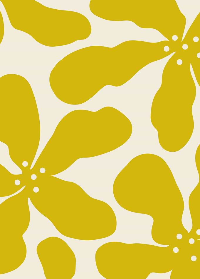 Minimalist Retro Flower 03